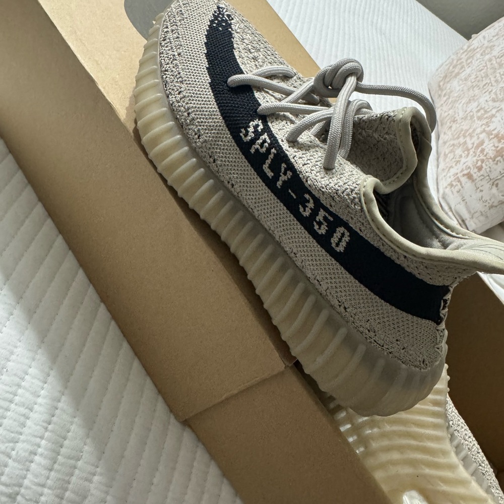 Adidas YZY 350 V2 in Cream and Black